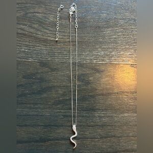 Swarovski Serpent Silver Necklace